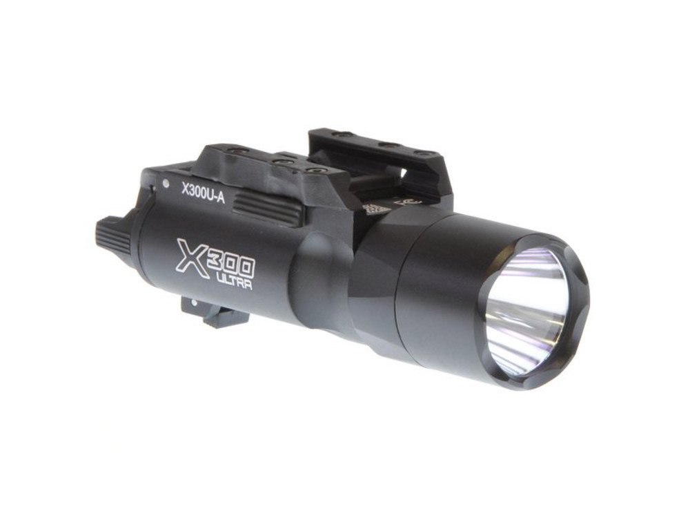 SureFire X300 Ultra Weapon Light, Universal/Picatinny Rail Mount, Black #X300U-A
