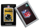 Zippo NFL Pittsburgh Steelers Football Team, Street Chrome Lighter #48445