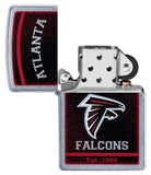 Zippo NFL Atlanta Falcons, Street Chrome Finish, Windproof Lighter #29933