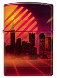 Zippo Cyberpunk City Skyline 540 Color Design, Matte Finish Lighter #48505