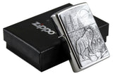 Zippo Timberwolves Lighter Emblem Brushed Chrome #20855