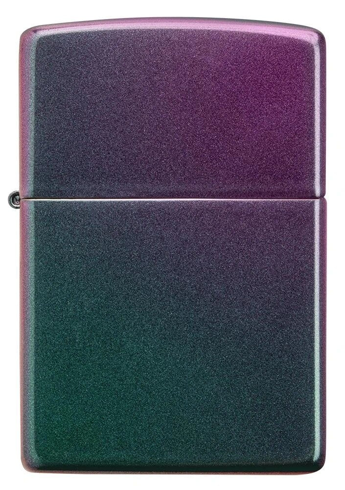 Zippo Iridescent Violet Satin Finish Genuine Windproof Pocket Lighter NEW #49146