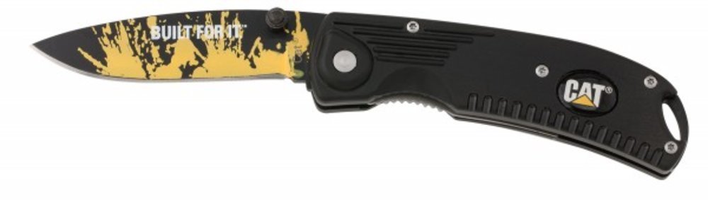 Caterpillar Cat Triple Action Open Assist Folding Knife, Splash #91-CTR200CP