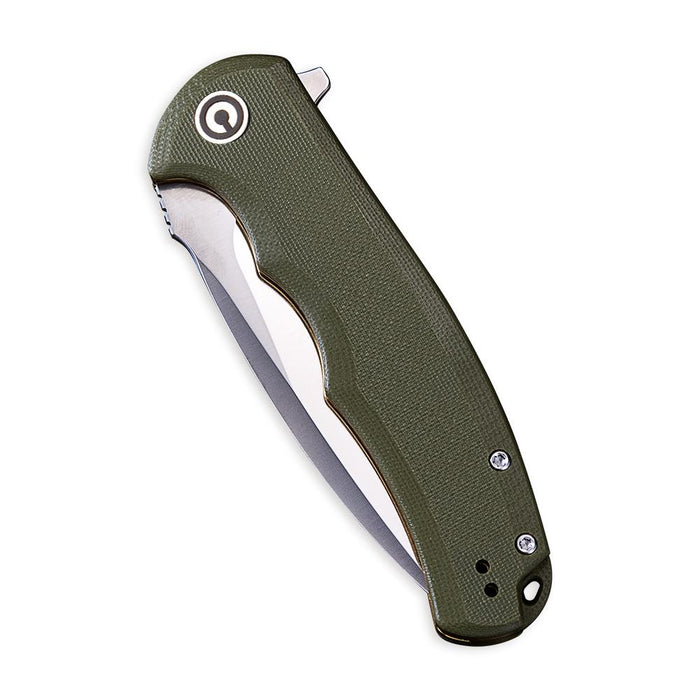 CIVIVI Praxis, Green G10 Handle, Satin Finished Blade #C803A