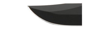 KA-BAR Short, Black, Serrated Edge, + Hard Sheath, Made in USA #1259