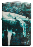 Zippo Spazuk Blue Whale 540 Matte Color Design Lighter #48627