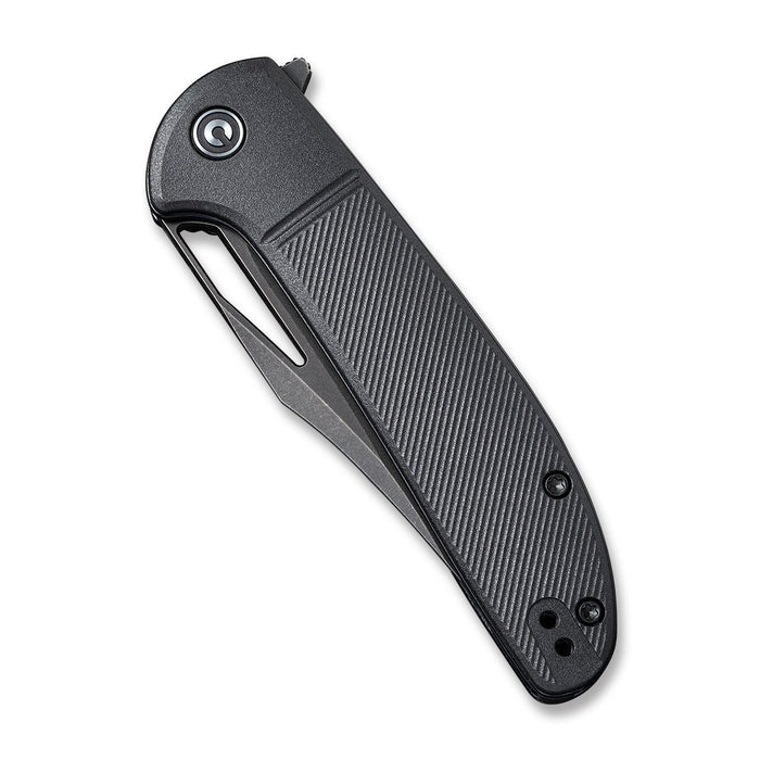 CIVIVI Ortis, Black Fiberglass Reinforced Handle Black Blade #C2013D