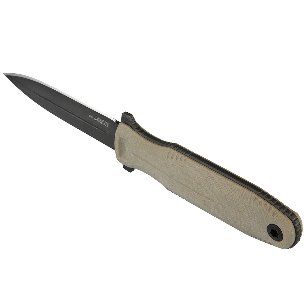 SOG Pentagon FX Fixed Blade Flat Dark Earth Knife #17-61-02-57