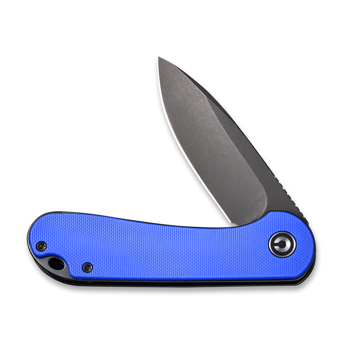 CIVIVI Elementum Knife, Blue G10 Handle, Black Stonewashed Blade #C907X