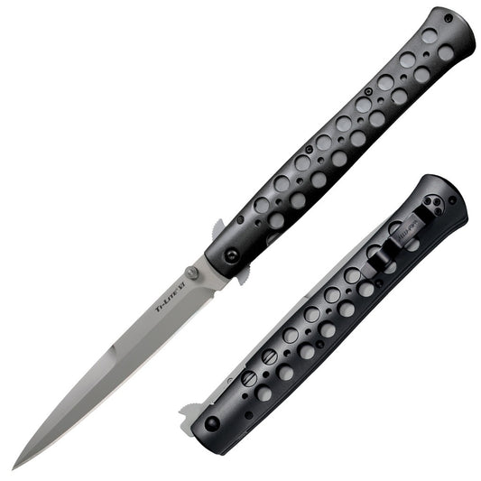 Cold Steel Ti-Lite Aluminum, 6" S35VN Steel With EDP Coating + Belt Clip #26B6