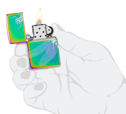 Zippo Dragonfly 360 Design, Multi Color Lighter #48591