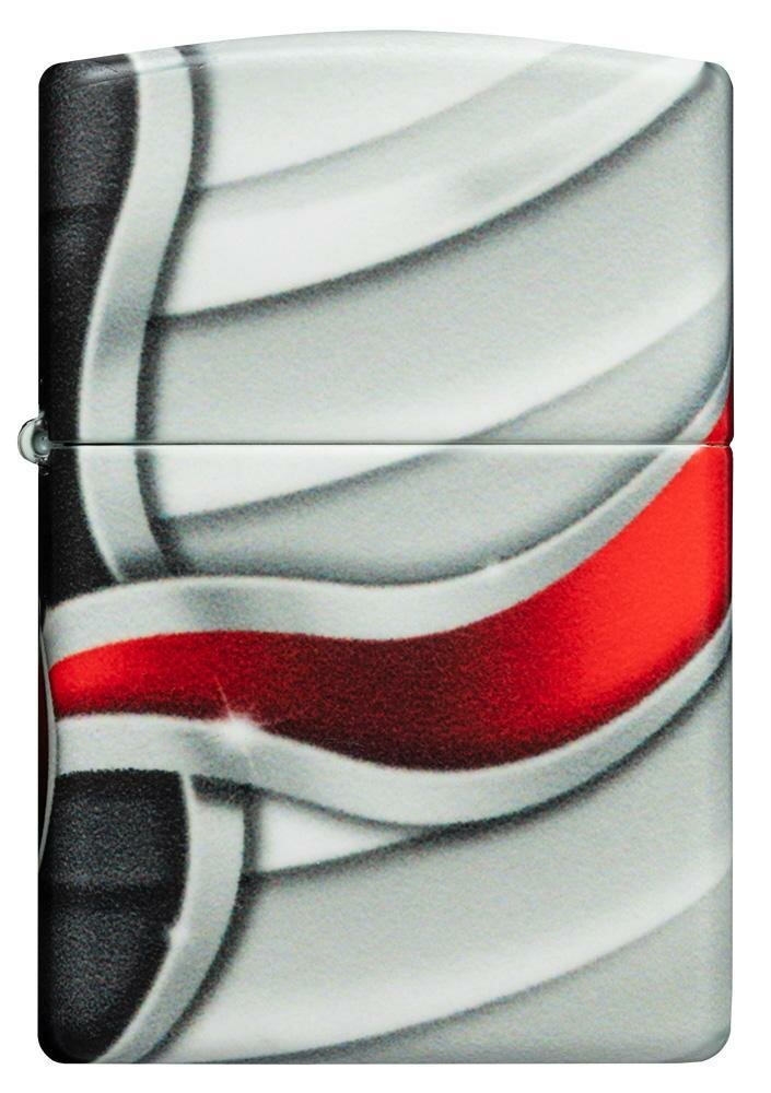 Zippo Flame Logo Design, 540° Color Wrap, Genuine Windproof Lighter #49357