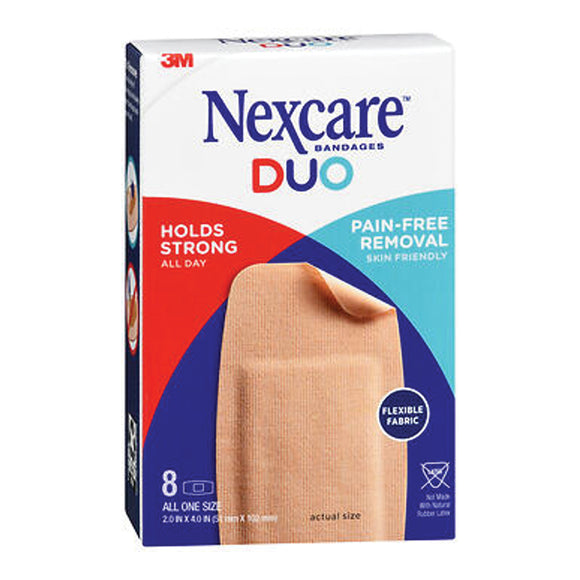 3M Nexcare DUO Bandages for Knee and Elbow #DSA-8