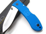 Ka-Bar Dozier Folding Hunter Knife, Thumb Stud, Blue #4062BL