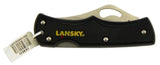 Lansky Lockback Folding Pocket Knife, Black, 2 inch Blade #LKN045-BLK