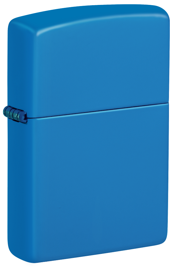 Zippo Sky Blue Matte Base Model Lighter #48628