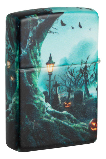Zippo 540 Haunted House Halloween Design Lighter #48389