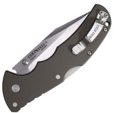 Cold Steel Code 4 Folding Knife, 3.5" Satin Plain Blade #58PC