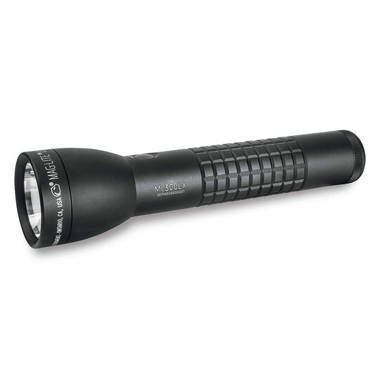 MAGLITE ML300LX, LED 3-Cell D Flashlight, Matte Black #ML300LX-S3CC6