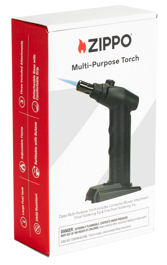 Zippo Multi-Purpose Butane Torch + Soldering Tips #40638