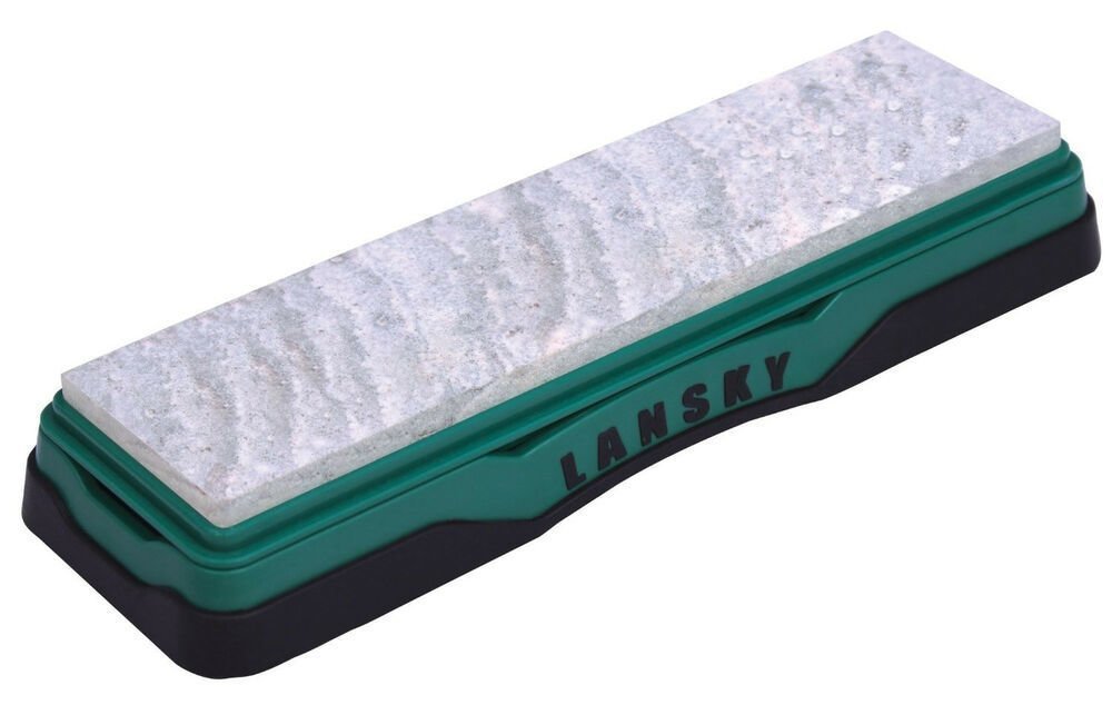 Lansky Soft Arkansas Sharpening Stone, 2" x 8", Finishing Stone #LBS8S