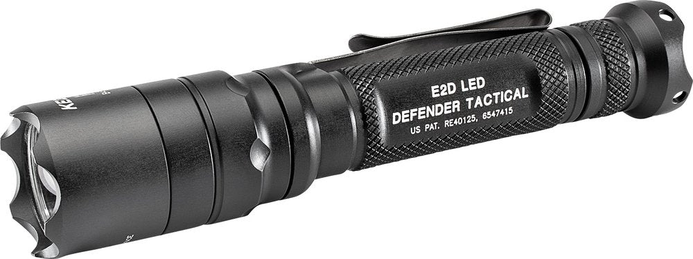 Surefire E2D Defender, 1000 Lumens Tactical LED Flashlight + Batteries #E2DLU-T