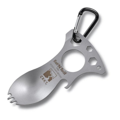 CRKT Eat N Tool, Spoon/Fork/Bottle Opener, Screw, Wrenches, Silver #9100C