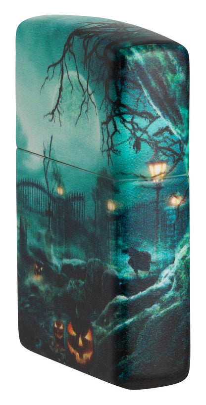 Zippo 540 Haunted House Halloween Design Lighter #48389