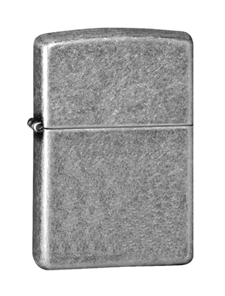 Zippo Armor Antique Silver Plate Lighter, Windproof #28973