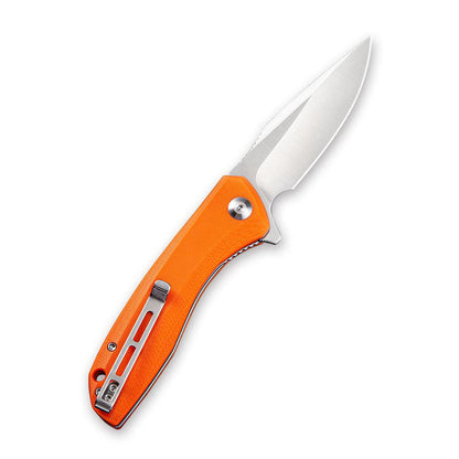 CIVIVI Baklash Orange G10 Handle, Satin Finished Blade #C801G