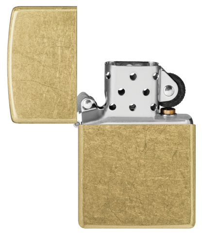 Zippo Classic Street Brass Base Model Lighter #48267