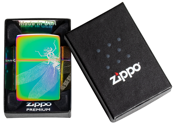 Zippo Dragonfly 360 Design, Multi Color Lighter #48591