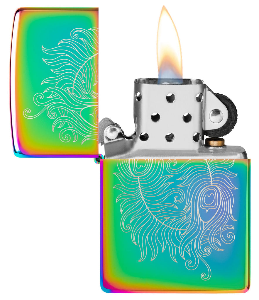 Zippo Spiritual Design, Laser Engraved, Multi Color Lighter #48390