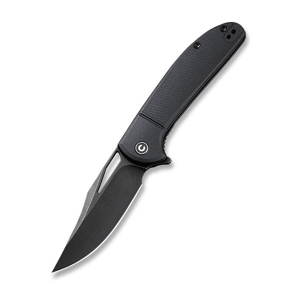 CIVIVI Ortis, Black Fiberglass Reinforced Handle Black Blade #C2013D