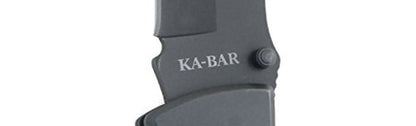 Ka-Bar G10 Mule, Black Folding, Tanto, Straight Edge Knife #3064