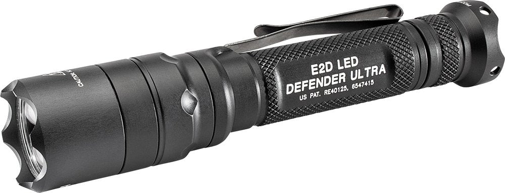 Surefire E2D Defender, 1000 Lumens Tactical LED Flashlight + Batteries #E2DLU-T