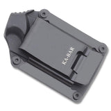 KA-BAR TDI Law Enforcement, Black, Hard Sheath, Black TDI Clip, Serr Edge #1481