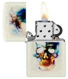 Zippo Smokey Skull Design, Glow-In-The-Dark Lighter #48563