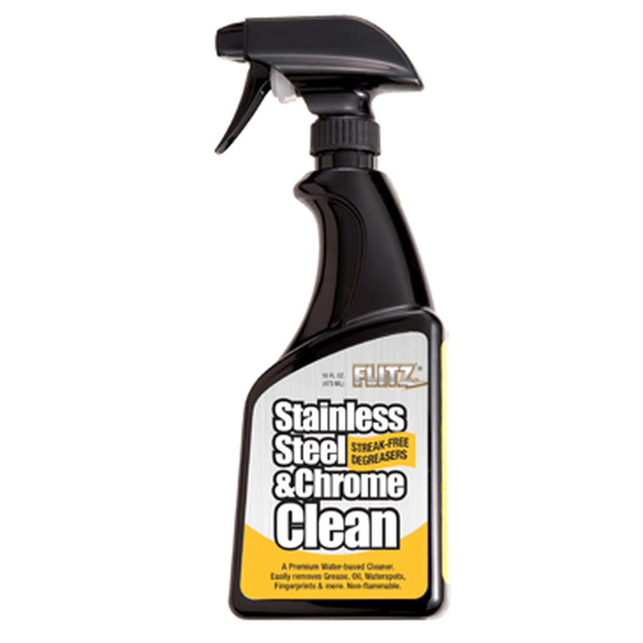Flitz Stainless Steel & Chrome Cleaner, 16 oz Spray Bottle #SP01506