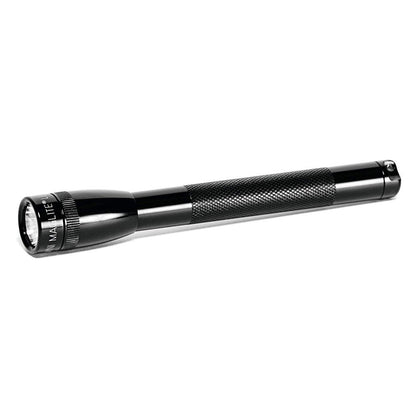 MAGLITE Mini, LED Flashlight + Pocket Clip + 2 AAA Batteries, Black #SP32016