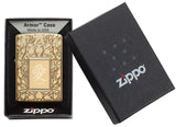 Zippo Chinese Love, High Polish Brass, Deep Engraved Armor Lighter #49022
