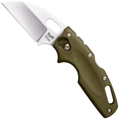 Cold Steel Tuff Lite Knife, Plain Edge, OD Green #20LTG