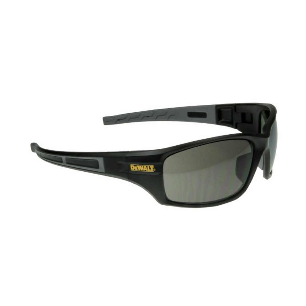 DeWalt Auger Safety Glasses, Black Frame, Smoke Lens, Comfort Fit #DPG101-2D