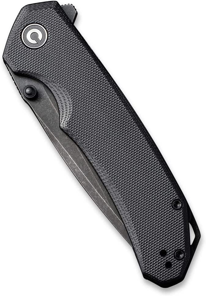 CIVIVI Brazen Knife, Black Blade + Black G10 Handle #C2023C