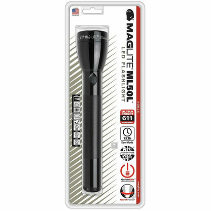 MAGLITE ML50L LED Flashlight, 611 Lumens, 3-Cell C, Made in USA NEW #ML50L-S3016