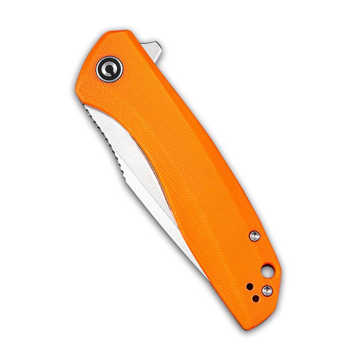 CIVIVI Baklash Orange G10 Handle, Satin Finished Blade #C801G