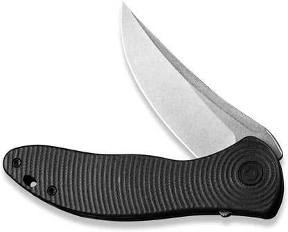 CIVIVI Synergy3 Knife, Black G10 Handle #C20075A-1