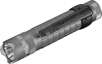 MAGLITE MAG-TAC CR123 LED Flashlight Crowned Bezel, Urban Grey #SG2LRC6