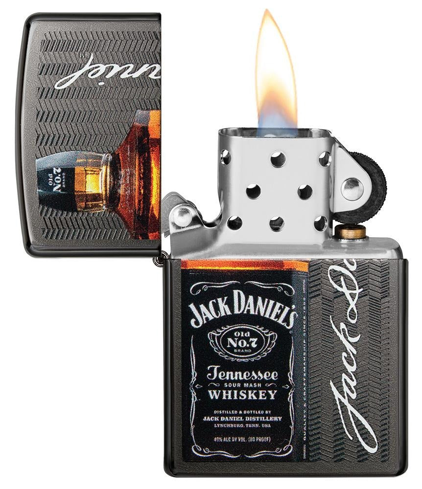 Zippo Jack Daniels Tennessee Whiskey, Grey Lighter #49321