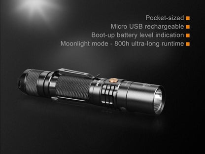 Fenix UC35 V2.0, 1000 Lumens LED Rechargeable Flashlight, 5 Modes #UC35V2.0